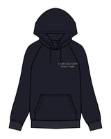 The Mens Classic Hoodie - Navy - Core Reform - Left Chest & Back Left Corner - Printed - Ecru