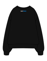 The Mens Crewneck - Black - Saltvault - Left Chest & Back Neckline - Printed - Full Color