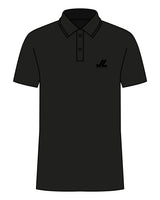 The Mens Polo - Black - JL Marketing "JL" - Left Chest - Embroidered - Tone on Tone