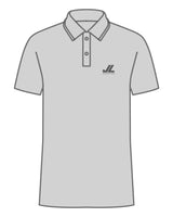The Mens Polo - Heather - JL Marketing "JL" - Left Chest - Embroidered - Tone on Tone