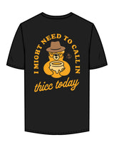 The Mens Tee - Black - Try Smile Collective - Left Chest & Back Stacked - Printed - Full Color