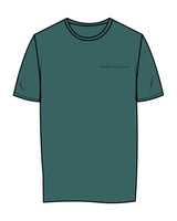 The Womens Tee - Jade - Evolve Collective - Left Chest & Back Stacked - Printed - Tone on Tone
