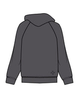 The Mens Classic Hoodie - Charcoal Heather - Core Reform - Left Chest & Back Left Corner - Printed - Black
