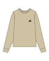 The Unisex Midweight Long Sleeve - Sandstone - JL Marketing - Left Chest - Printed - Black
