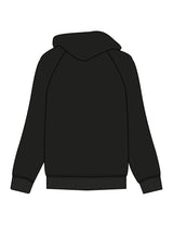The Mens Zip Hoodie - Black - Saltvault - Left Chest & Right Wrist - Printed - White