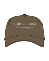 The Canvas Cap - Walnut - CORE REFORM - Center Crown - Printed - Khaki