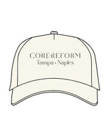 The Canvas Cap - Off White - CORE REFORM - Center Crown - Printed - Iron