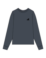 The Mens Long Sleeve - Petrol - JL Marketing - Left Chest - Printed - Black
