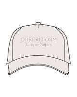 The Canvas Cap - Bone - CORE REFORM - Center Crown - Printed - Sage
