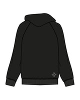 The Mens Classic Hoodie - Black - Core Reform - Left Chest & Back Left Corner - Printed - White