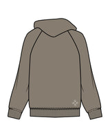 The Mens Classic Hoodie - Army - Core Reform - Left Chest & Back Left Corner - Printed - White