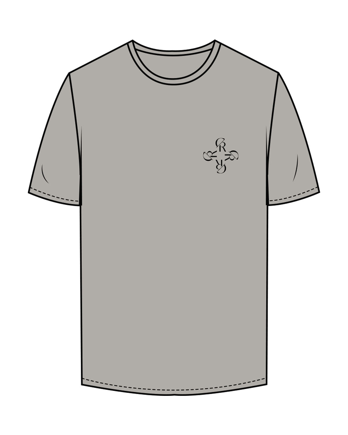 The Mens Tee - Granite - Core Reform - Left Chest - Printed - Black