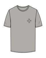 The Mens Tee - Granite - Core Reform - Left Chest - Printed - Black