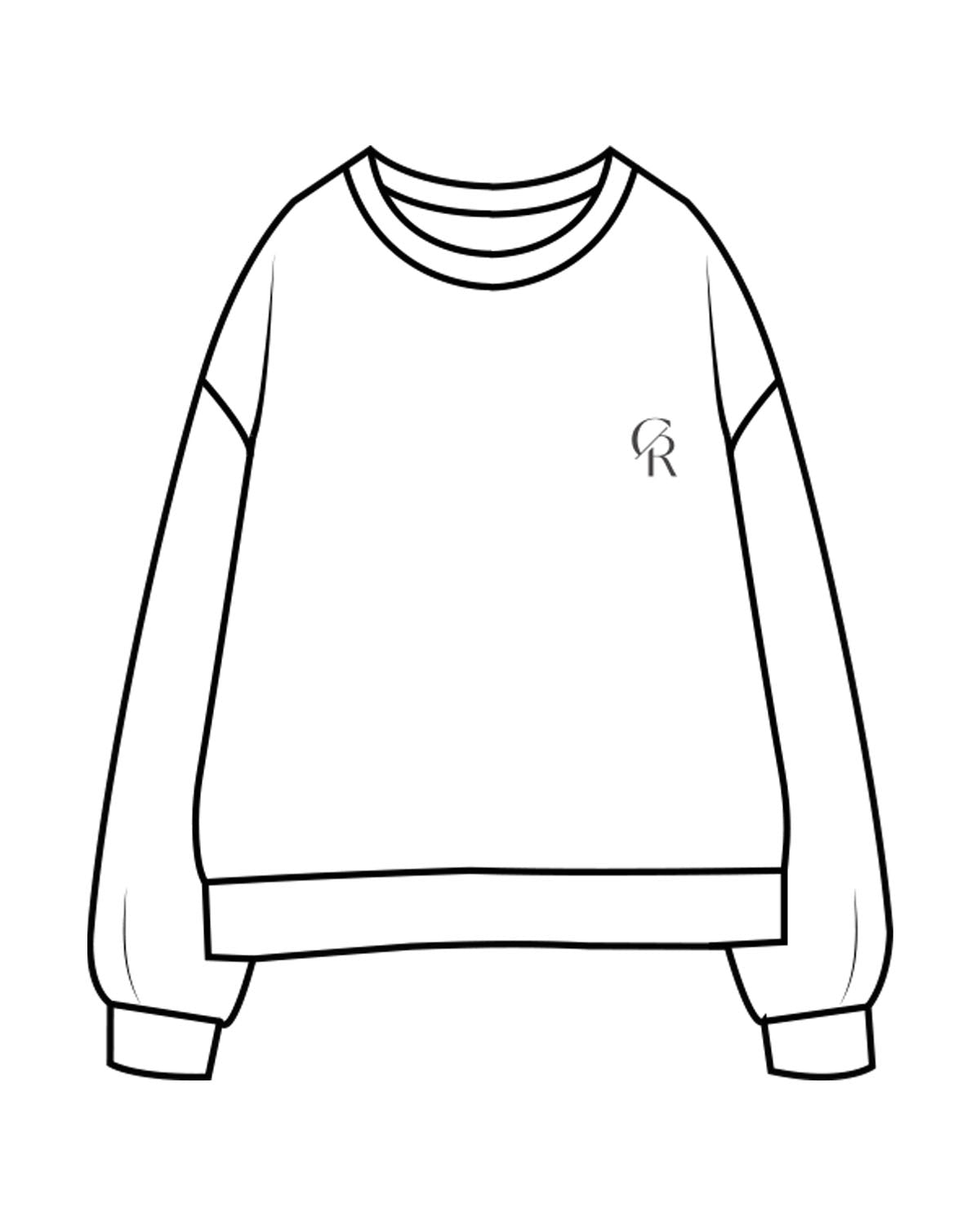 The Mens Classic Crewneck - White - Core Reform - Left Chest & Back Stacked - Printed - Iron
