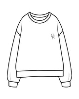The Mens Classic Crewneck - White - Core Reform - Left Chest & Back Stacked - Printed - Iron