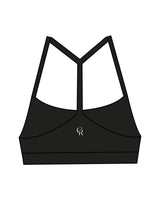 The Basic Bra - Black - Core Reform - Center Chest Text & Center Back - Printed - White