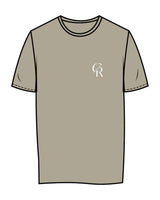 The Womens Tee - Mushroom - Core Reform - Left Chest & Back Stacked - Printed - White