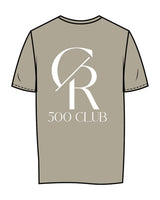 The Womens Tee - Mushroom - Core Reform - Center Chest & Back Stacked - Printed - White