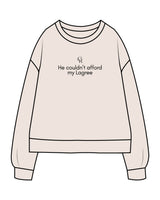 The Recycled Unisex Crewneck - Polar - Core Reform - Center Chest Stacked - Printed - Black