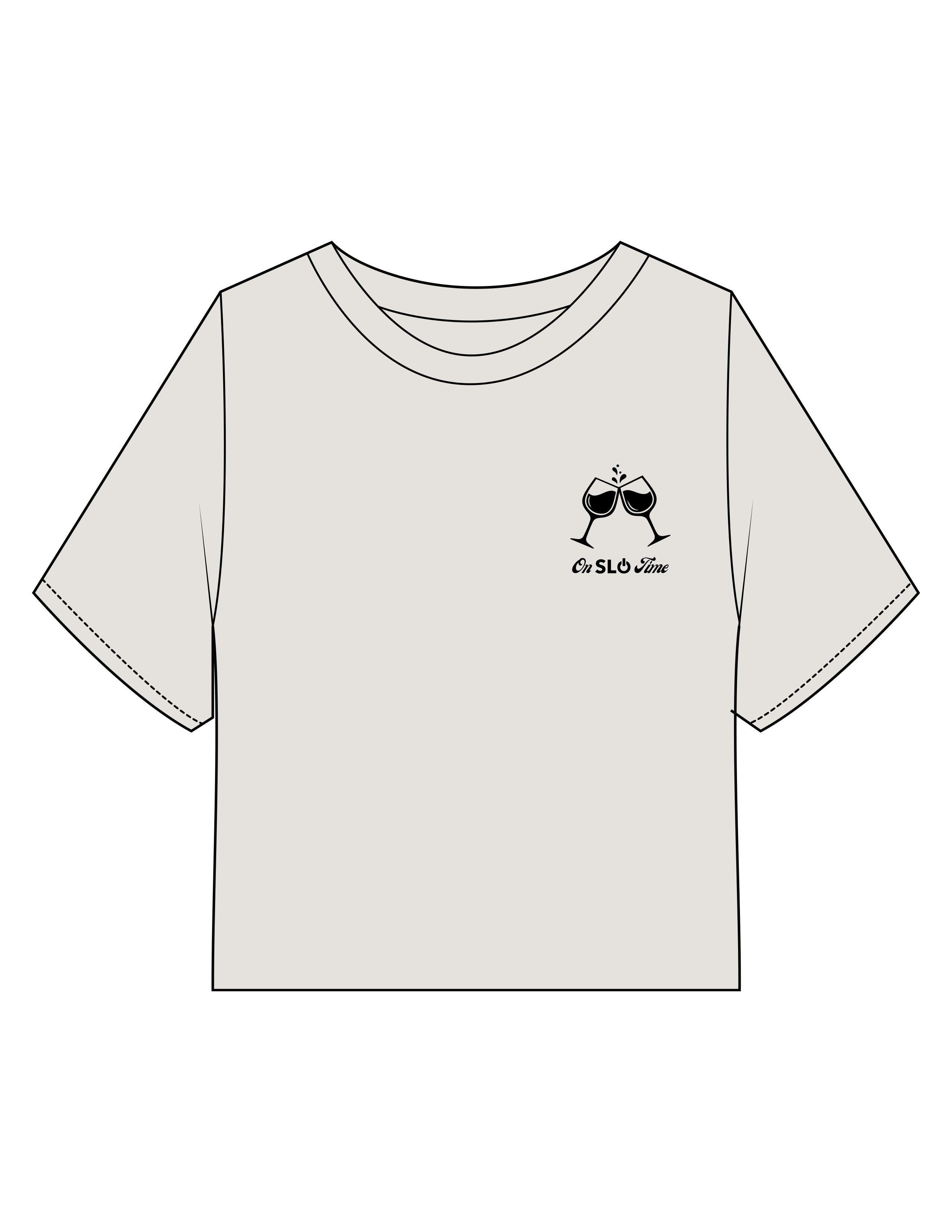 The Heavyweight Crop Tee - Washed Bone - Powerhouse Fitness - Left Chest & Back Stacked - Printed - Black