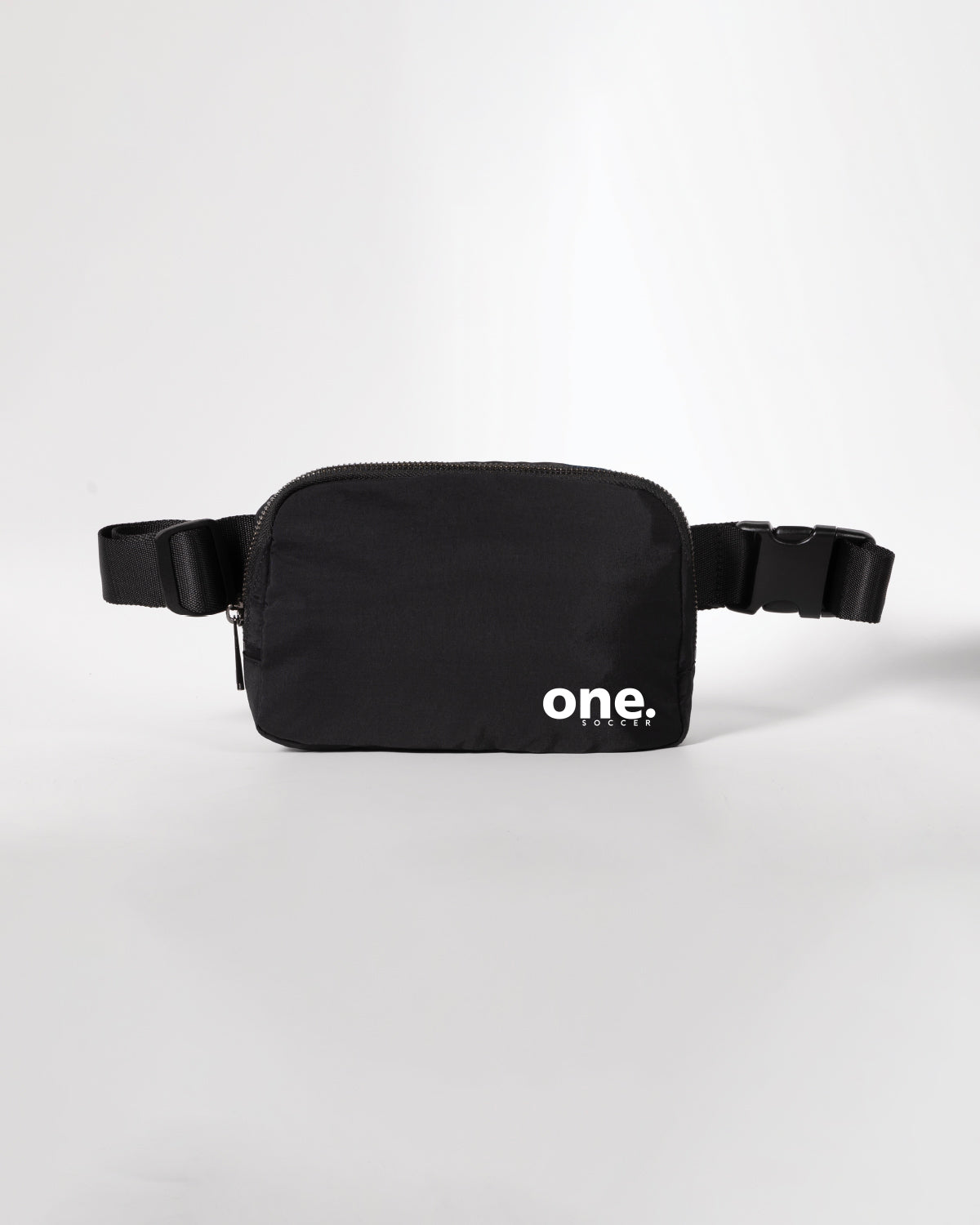 The Cross Body Bag - Black - One Soccer - Bottom Left Corner - White
