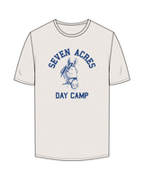 The Mens Tee - Bone - Eric 80th - Chest Stacked - Printed - Blue