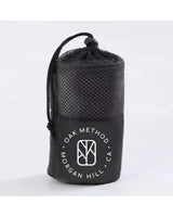 The Gym Towel - Black - The Oak Method - Bottom - Towel - White - & - Gym Towel Bag - Center - White