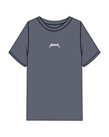 The Mens Heavyweight Tee - Washed Indigo - Reboot Retreat - Summer - Center Chest - Back Full Image - Printed - Full Color