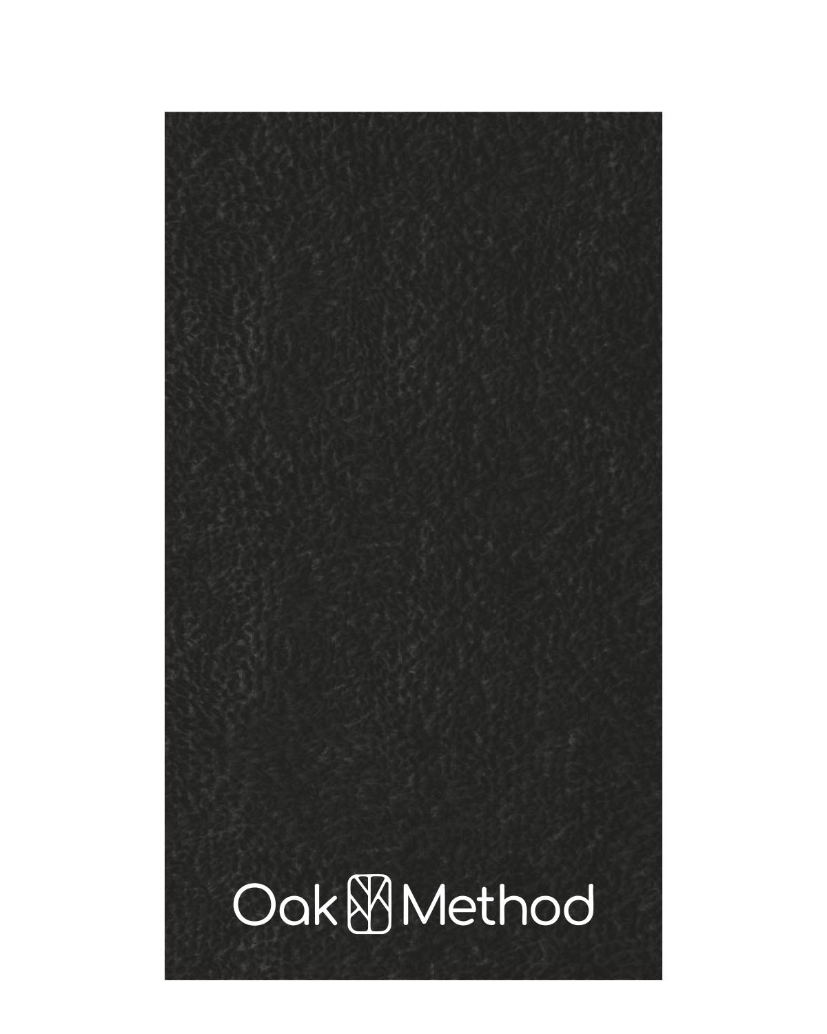 The Gym Towel - Black - The Oak Method - Bottom - Towel - White - & - Gym Towel Bag - Center - White