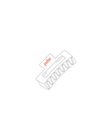 The Claw Hair Clip - Cream - Pulse Lagree Fitness - Top - Orange