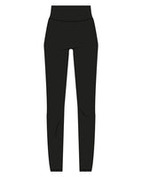 The Basic Legging - Black - Cory Huminsky - Center Back - Printed - White
