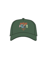 The Trucker Hat - Evergreen - The Supper Club -  Center Crown Stacked - Embroidered - Full Colored