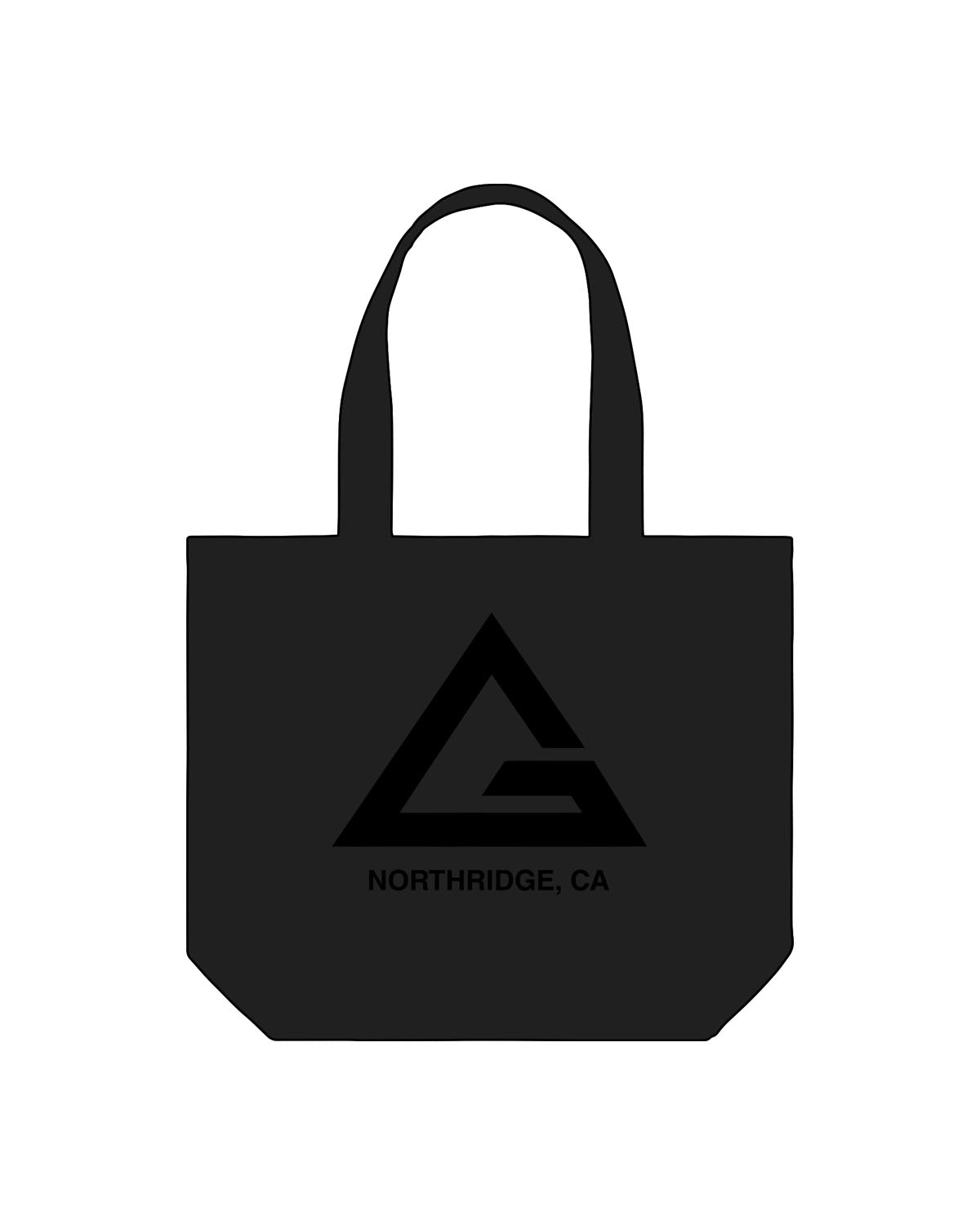 The Tote Bag - Black - Gracie B.N - Center Stacked - Printed - Black