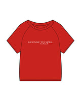 The Kids Tee - Red - LA JOLLA PCP - Center Chest Stacked - Printed - Full Color