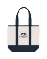 The Contrast Tote Bag - Natural / Navy - BCFD - Center Body - Printed - Full Color