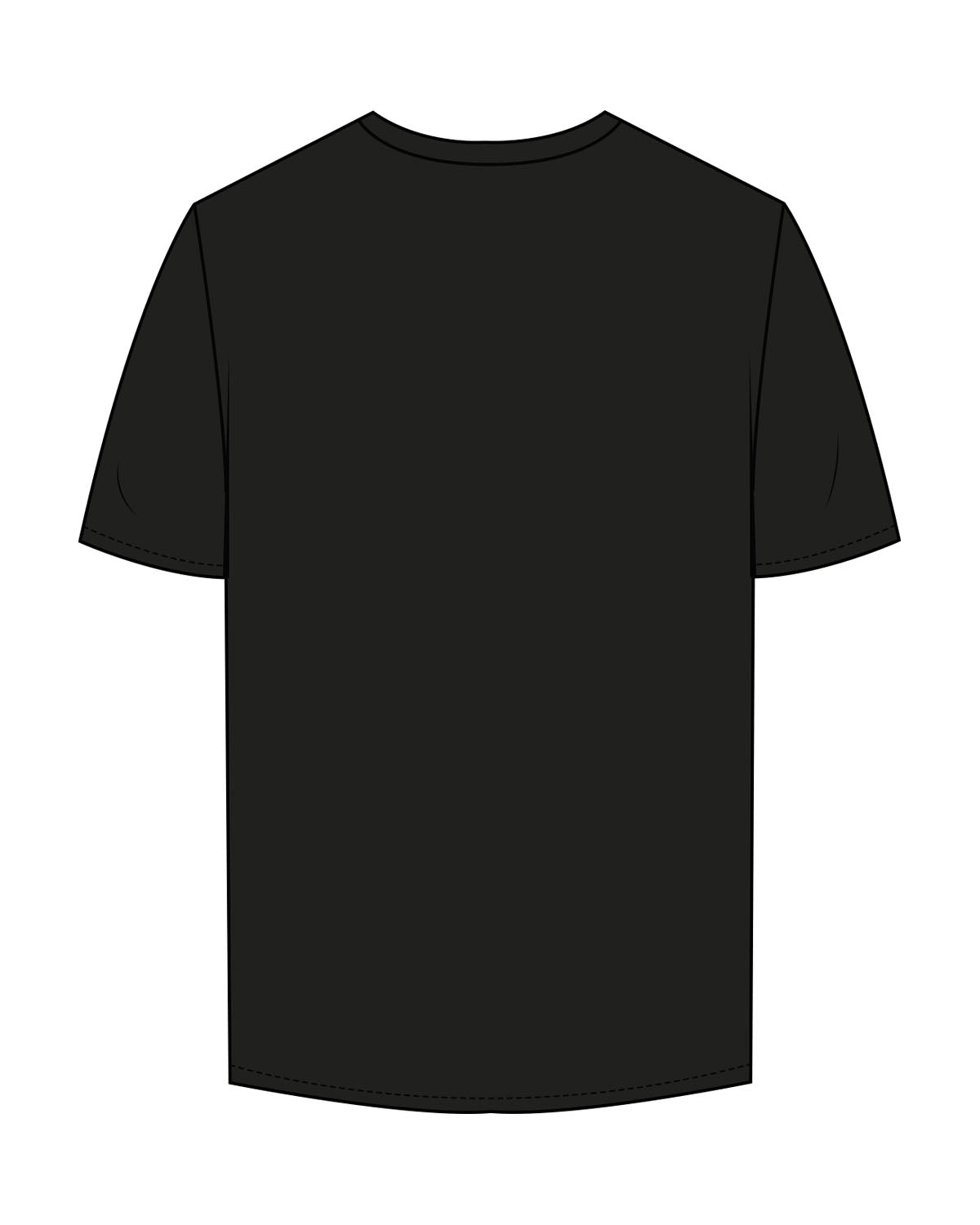 The Mens Tee - Black - Sweatset - Center Chest Stacked - Printed - Beige