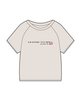 The Kids Tee - Bone - LA JOLLA PCP - Center Chest Stacked - Printed - Full Color