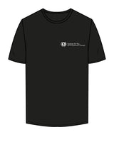 The Mens Tee - Black - Institute 4 Sex & Occupational -  Left Chest & Full Back - Cream - F4F1E9