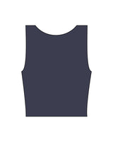 The Square Neck Tank - Navy - LLR - Left Chest - Printed - Full Color