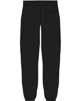 The Womens Sweatpants - Black - Sweatset - Left Leg Stacked - Printed - Beige