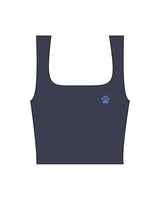 The Square Neck Tank - Navy - LLR - Left Chest - Printed - Full Color