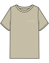 The Mens Heavyweight Tee - Washed Eucalyptus - Prism Jiu Jitsu - Left Chest Stacked & Back Stacked - Printed - White
