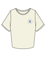 The Crop Tee - Butter - LLR - Left Chest - Back Center - Printed - Full Color