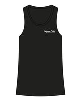The Recycled Womens Tank - Black - Core Precision - Left Chest Staked - Printed - White
