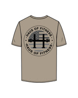 The Mens Tee - Eucalyptus - Haus of Fitness - Center Chest & Back Round - Printed - Full Color