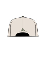 The Canvas Cap - Natural / Forest - GODSHOUSE - Center Crown - Back Stacked "Triangle Logo" -  Embroidered - Forest