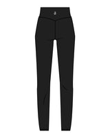 The Basic Legging - Black - Barre 3 - Back Waist Center Initials - White