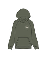 The Mens Hoodie - Cypress - D Lagree - Left Chest -Off White
