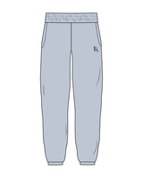 The Womens Sweatpants - Powder Blue - Set Studio - Left Side Pocket - Printed - Blue