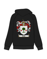 The Womens Hoodie - Black  - Ericka - Left Chest & Full Back - Printed - Full Color